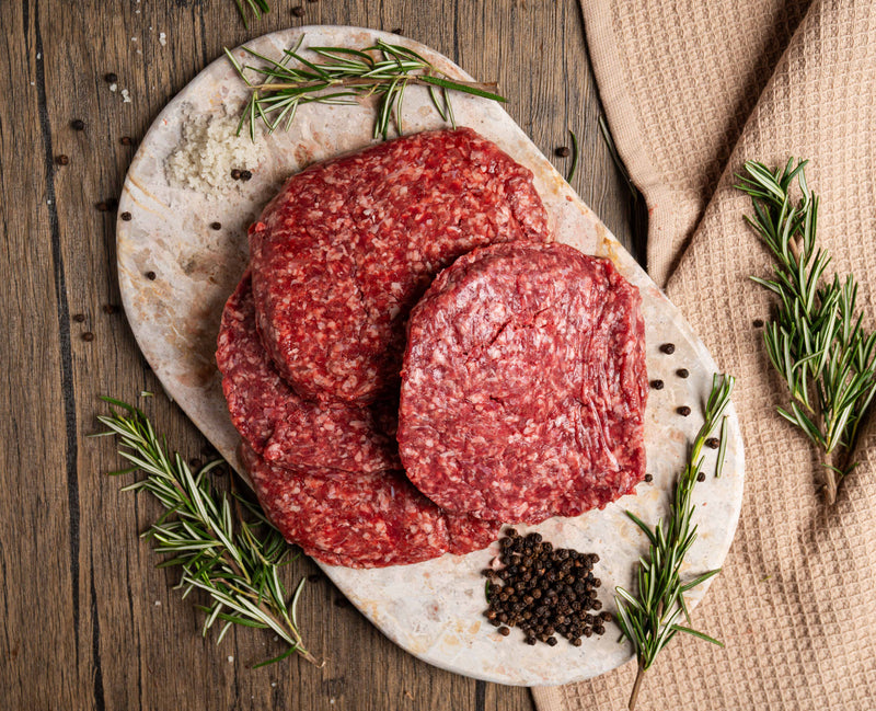 Grass Fed Beef Paleo Patties (4 Pack) ~740g