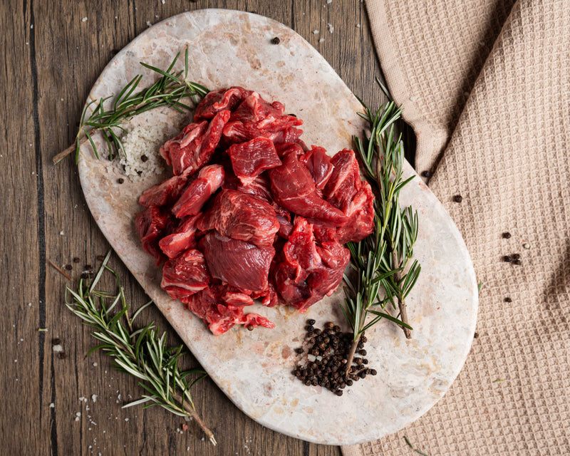 Grass Fed Diced Beef ~500g