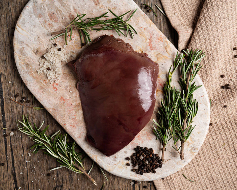 Grass Fed Beef Liver ~500g (Frozen)