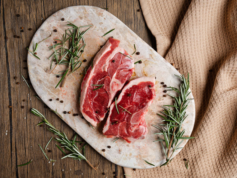 Grass Fed Lamb Rump Chops (4 pieces) ~600g