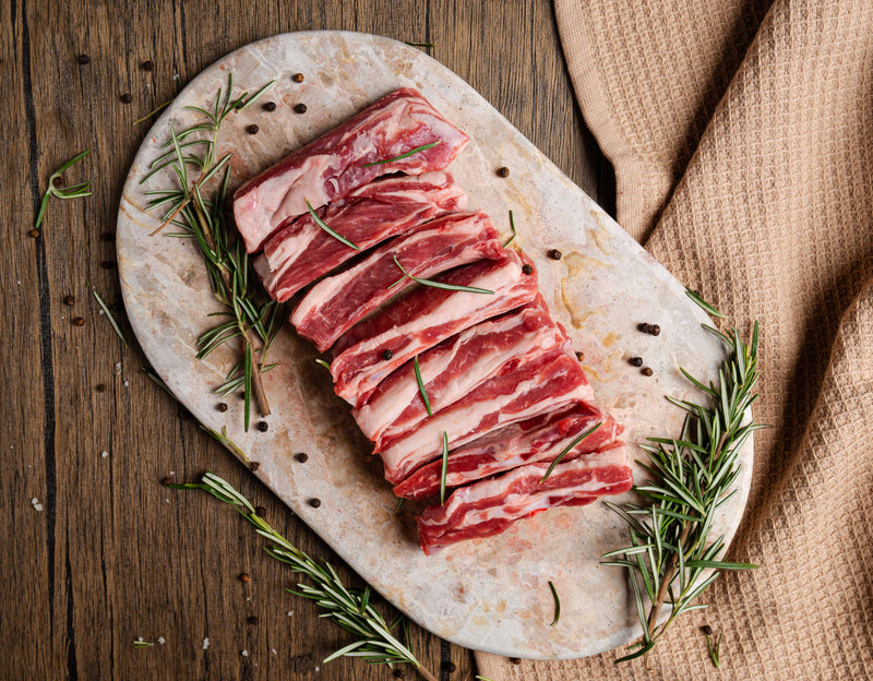Grass Fed Lamb Riblets (Whole Rack) ~550-600g